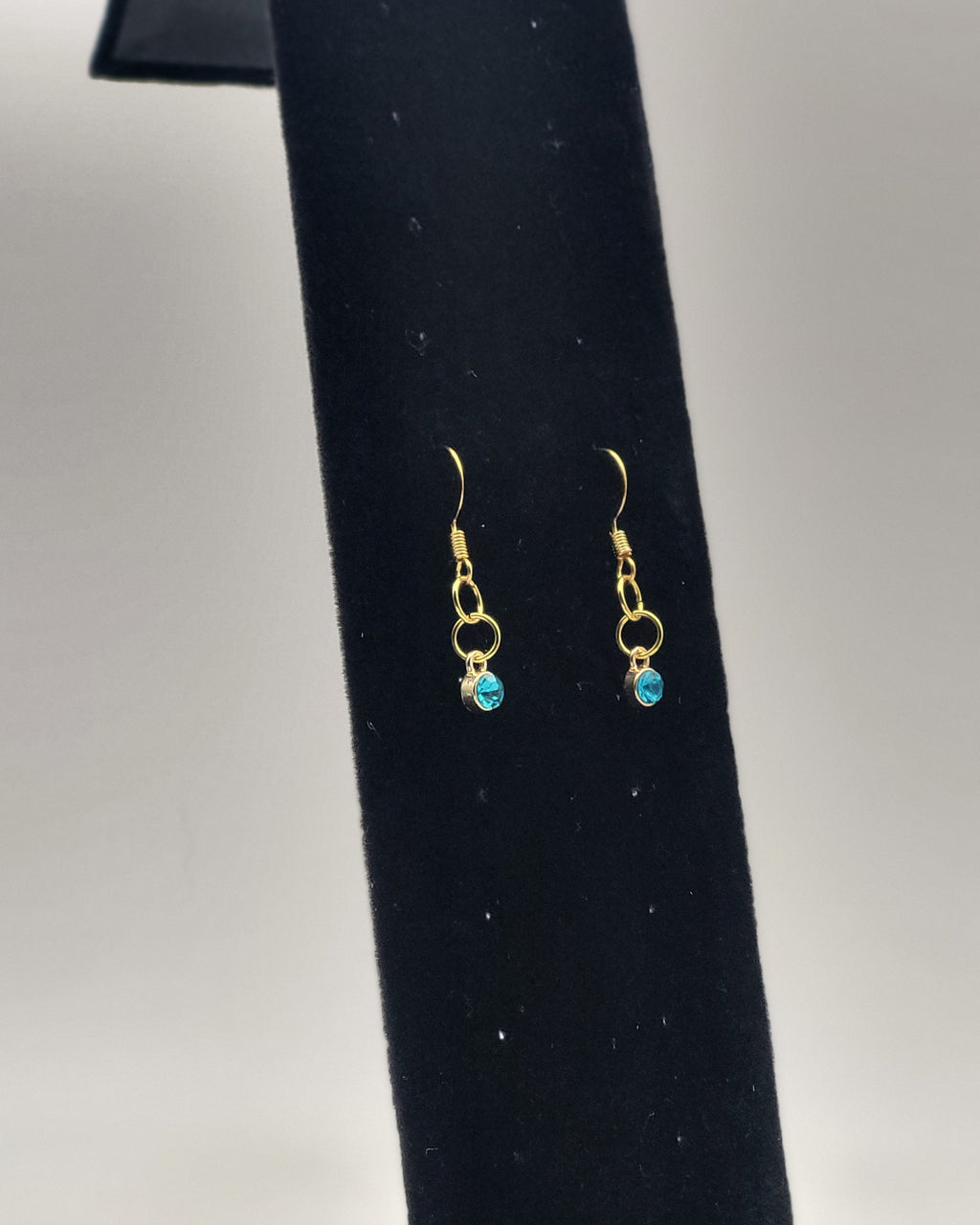 Ocean Mist Drop - 18k Gold Plated Drop Earrings