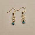 Ocean Mist Drop - 18k Gold Plated Drop Earrings
