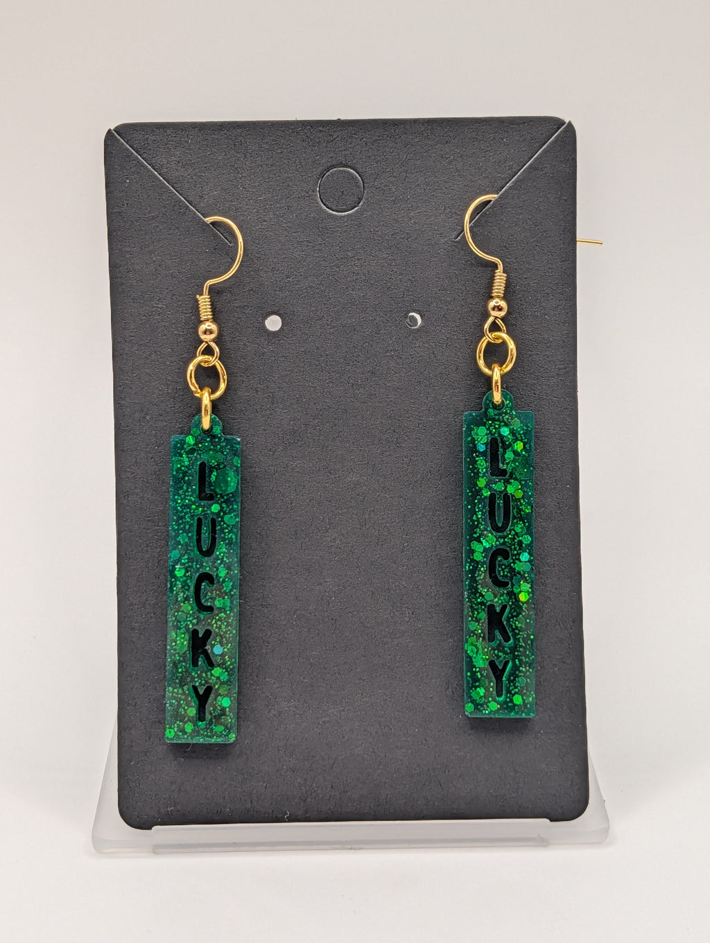 Luck of the Irish - 18k Gold Plated Lucky Drop Earrings